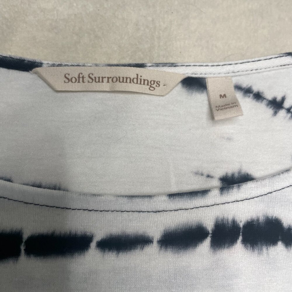 Soft Surroundings stretchy tie-dyed tunic dress, size medium - Picture 4 of 7
